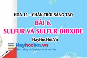 Tính chất vật lí, tính chất hoá học của Sulfur (S), Sulfur dioxide (SO2) và ứng dụng? Hoá 11 chân trời bài 6